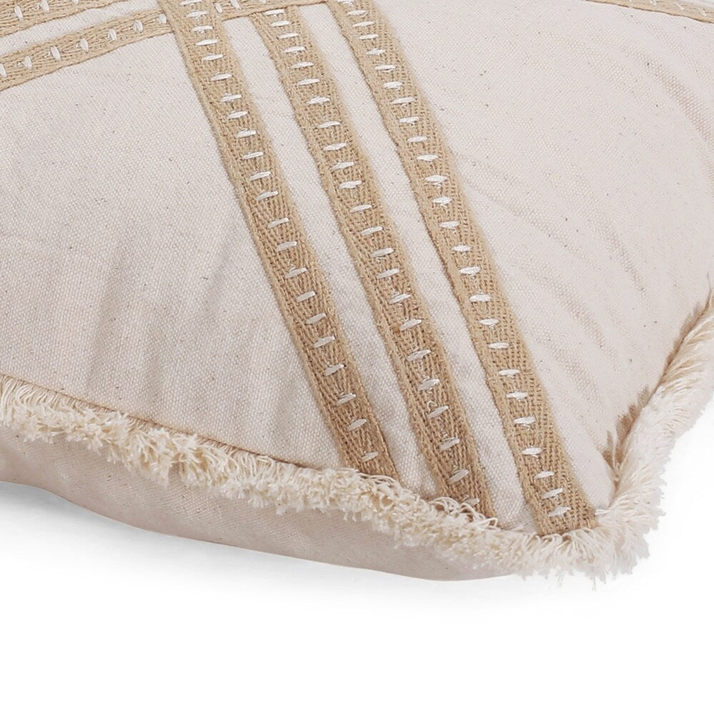 Lyman Boho Handcrafted Fabric Pillow Cover by Christopher Knight Home