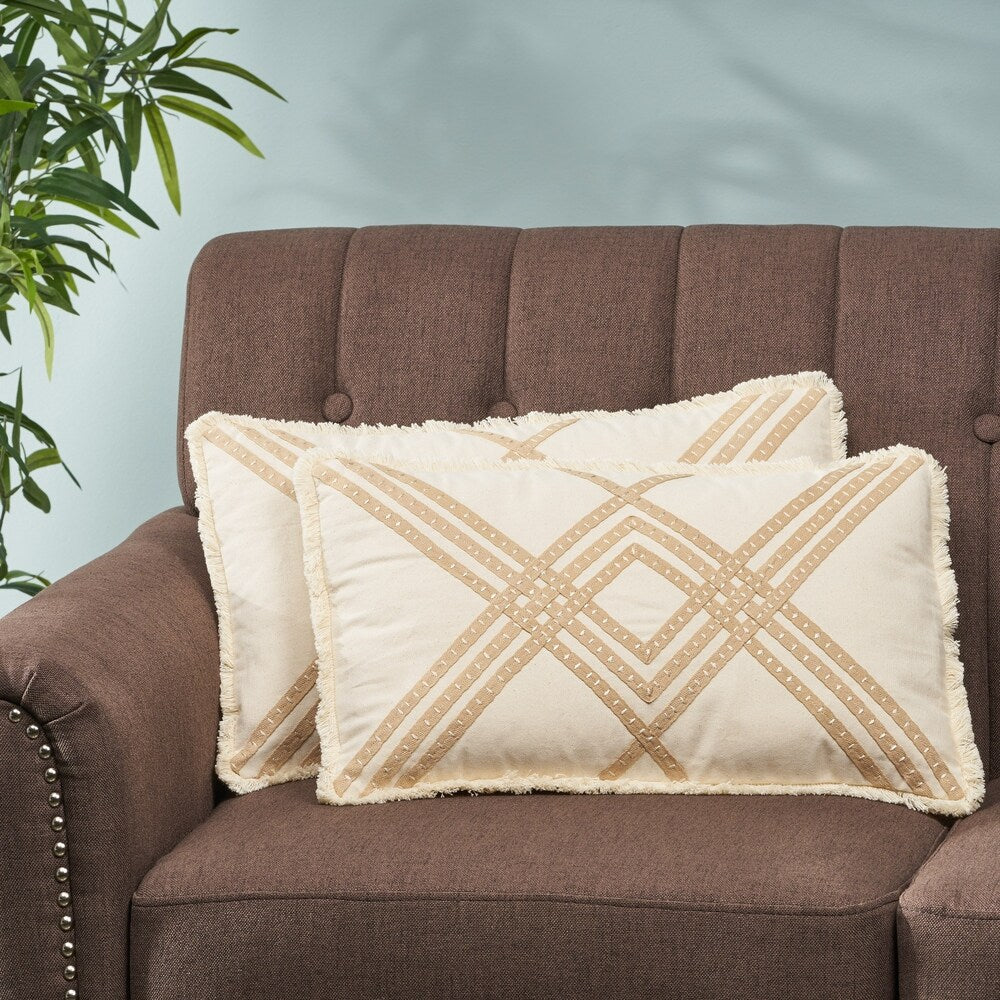 Lyman Boho Handcrafted Fabric Pillow Cover by Christopher Knight Home
