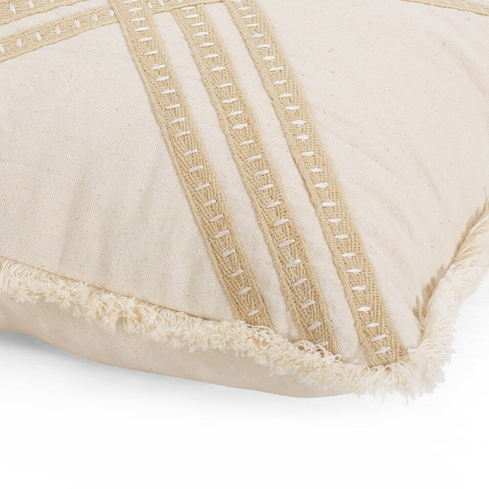 Lyman Boho Handcrafted Fabric Pillow Cover by Christopher Knight Home