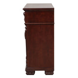 Lyndon Cherry 3-Drawer 48 in. Chest of Drawers