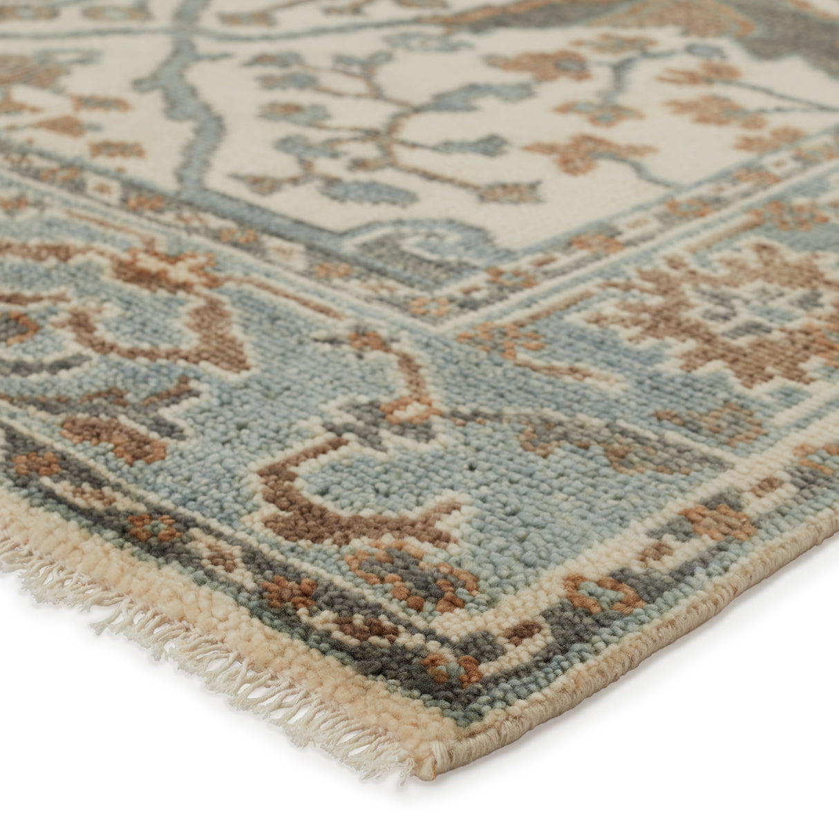 Lynn Hand-Knotted Medallion Area Rug