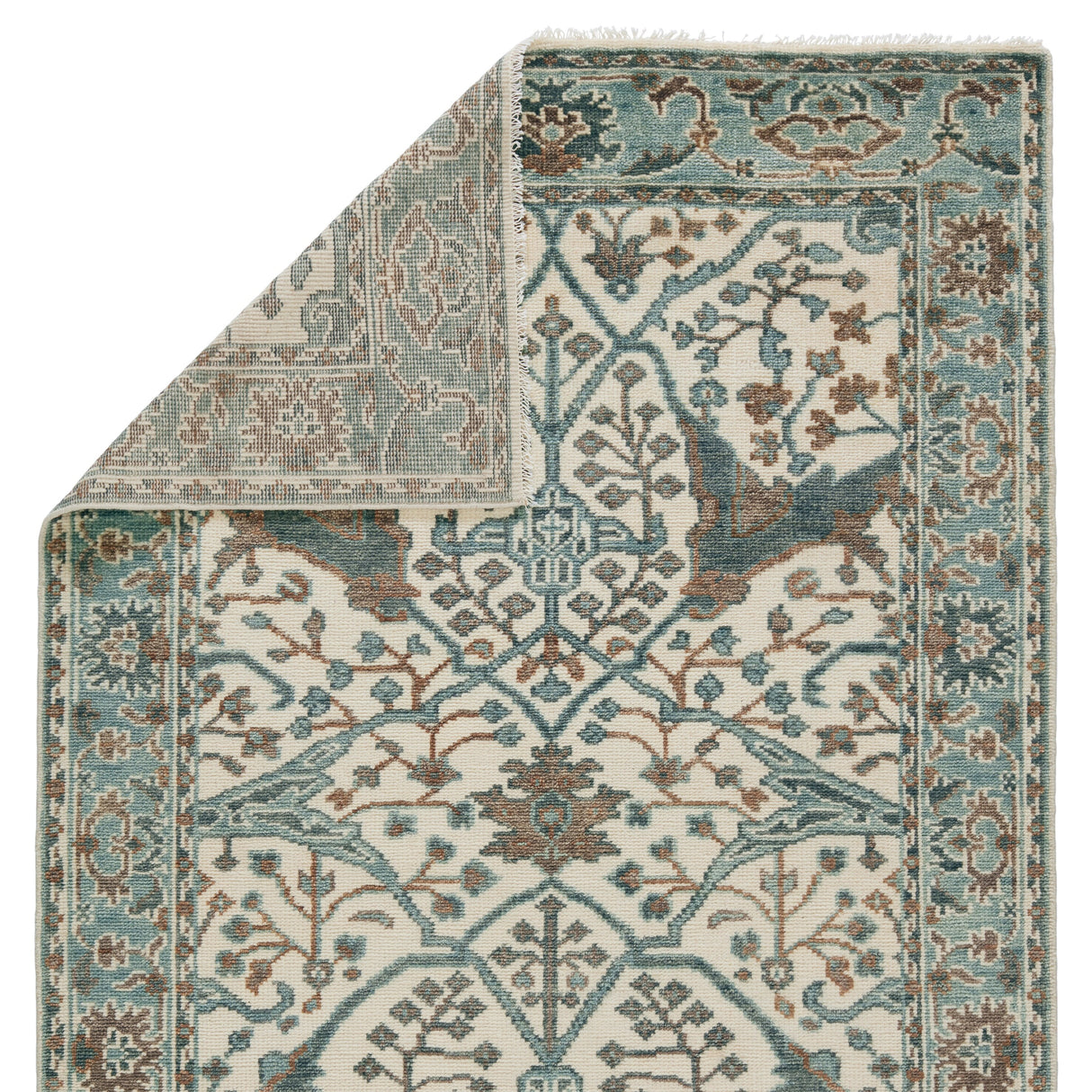 Lynn Hand-Knotted Medallion Area Rug