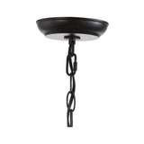 Lynn Moravian Star Metal/Clear Glass LED Pendant, by JONATHAN Y - 1 Light