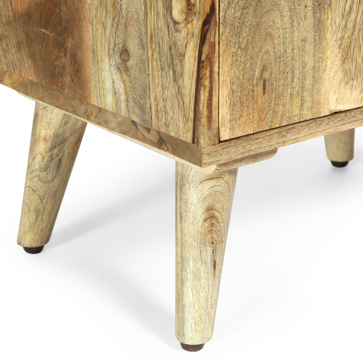 Lytle Boho Handcrafted Mango Wood Nightstand with Storage by Christopher Knight Home