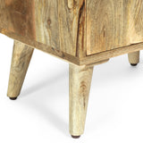 Lytle Boho Handcrafted Mango Wood Nightstand with Storage by Christopher Knight Home