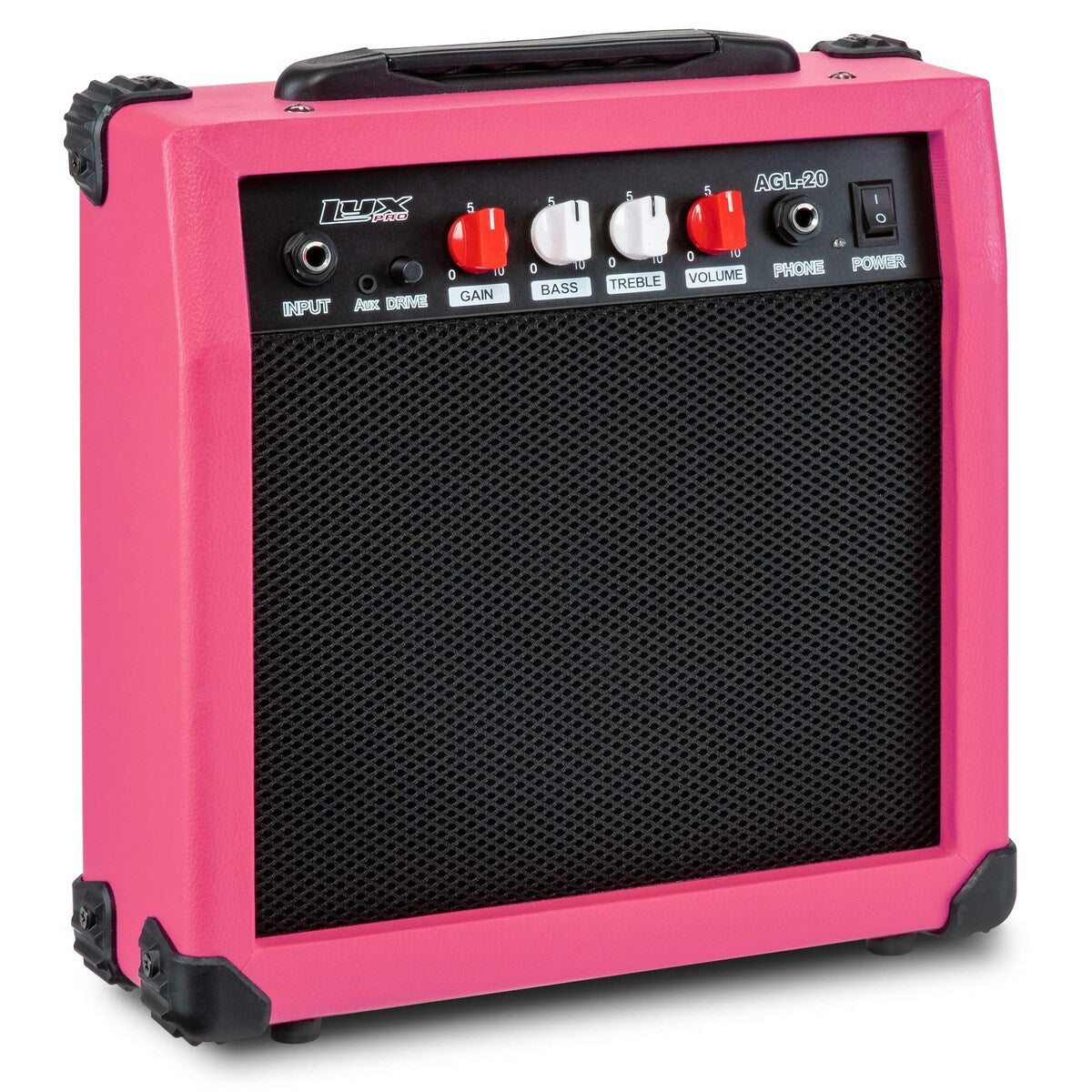 LyxPro Electric Guitar Amplifier 20 Watt Guitar Amp w/Built-In Speaker