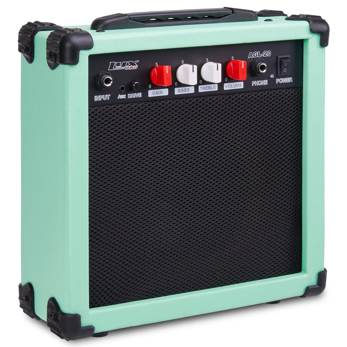 LyxPro Electric Guitar Amplifier 20 Watt Guitar Amp w/Built-In Speaker