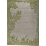 Handmade M.A.Trading Arizona Green New Zealand Wool Rug (India)