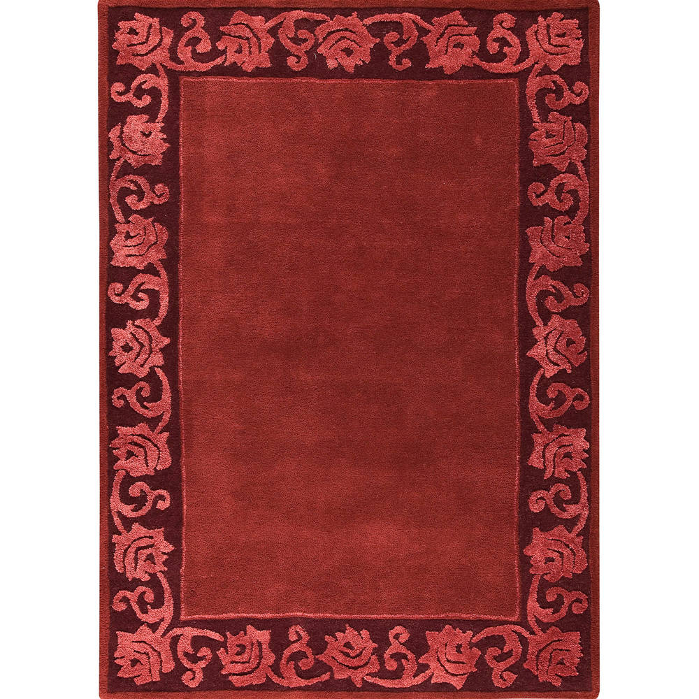 Handmade M.A.Trading Vienna Plum New Zealand Wool Rug (India)