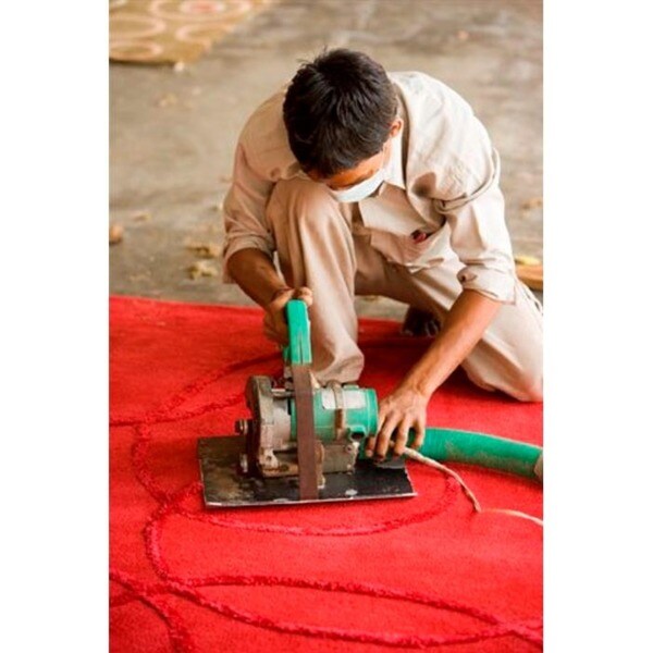 Handmade M.A.Trading Shanghai Mix Sage Wool Area Rug (India) - 6'6