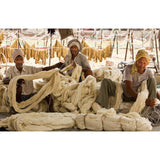 Handmade M.A.Trading Shanghai Mix Sage Wool Area Rug (India) - 6'6