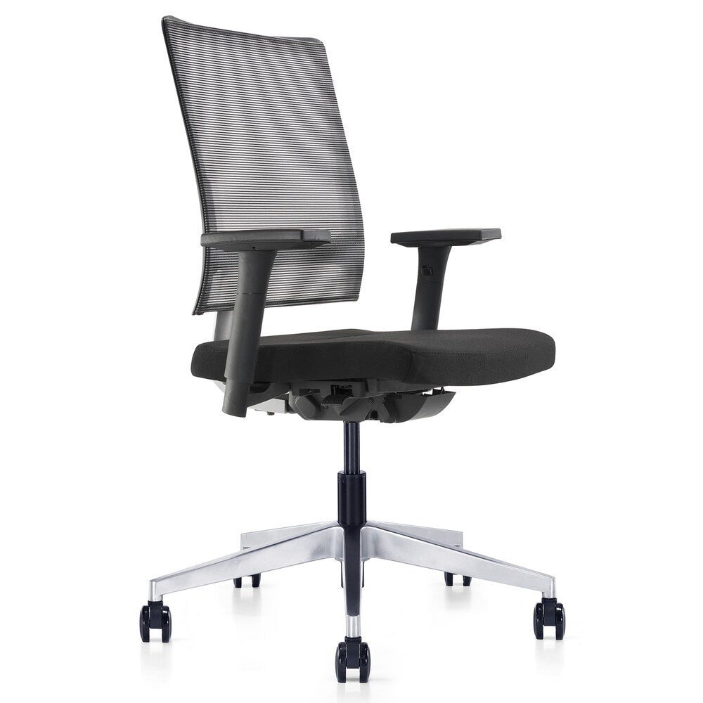M2 Black Mesh/Aluminum Fully Adjustable Office Chair