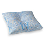 MAHAL BLUE GREY Floor Pillow By Kavka Designs