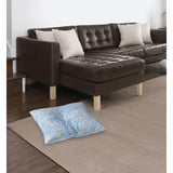 MAHAL BLUE GREY Floor Pillow By Kavka Designs