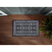 MAHAL NAVY with Rubberized non-slip Backing Indoor|Outdoor Mat By Kavka Designs