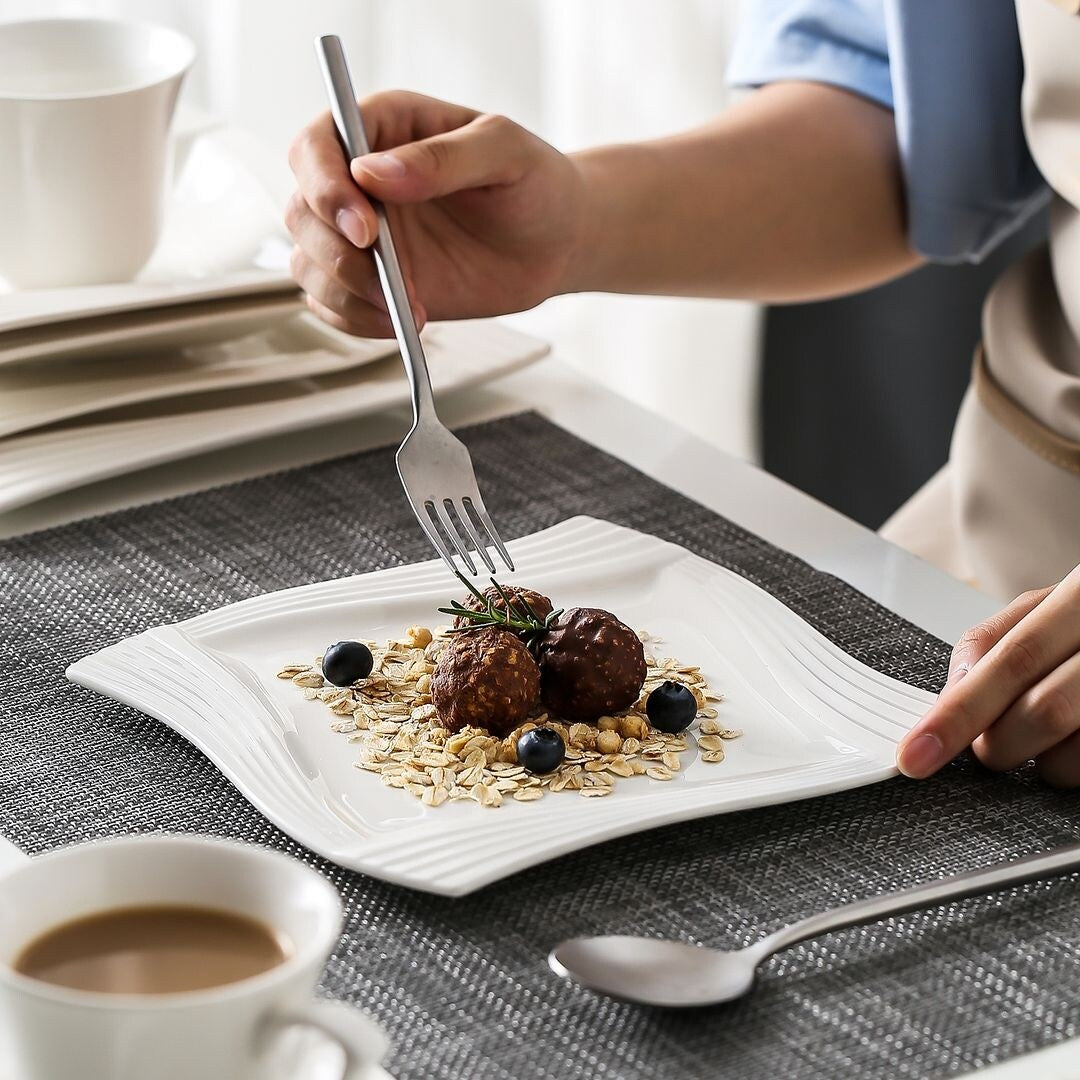 MALACASA Amparo Porcelain Dinnerware Set