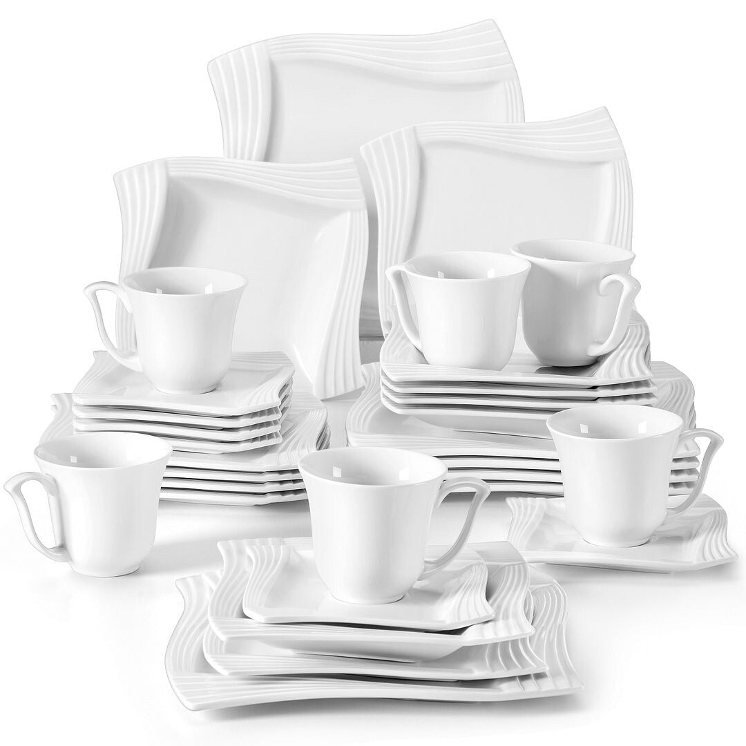 MALACASA Amparo Porcelain Dinnerware Set