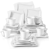 MALACASA Amparo Porcelain Dinnerware Set