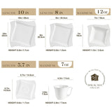 MALACASA Amparo Porcelain Dinnerware Set