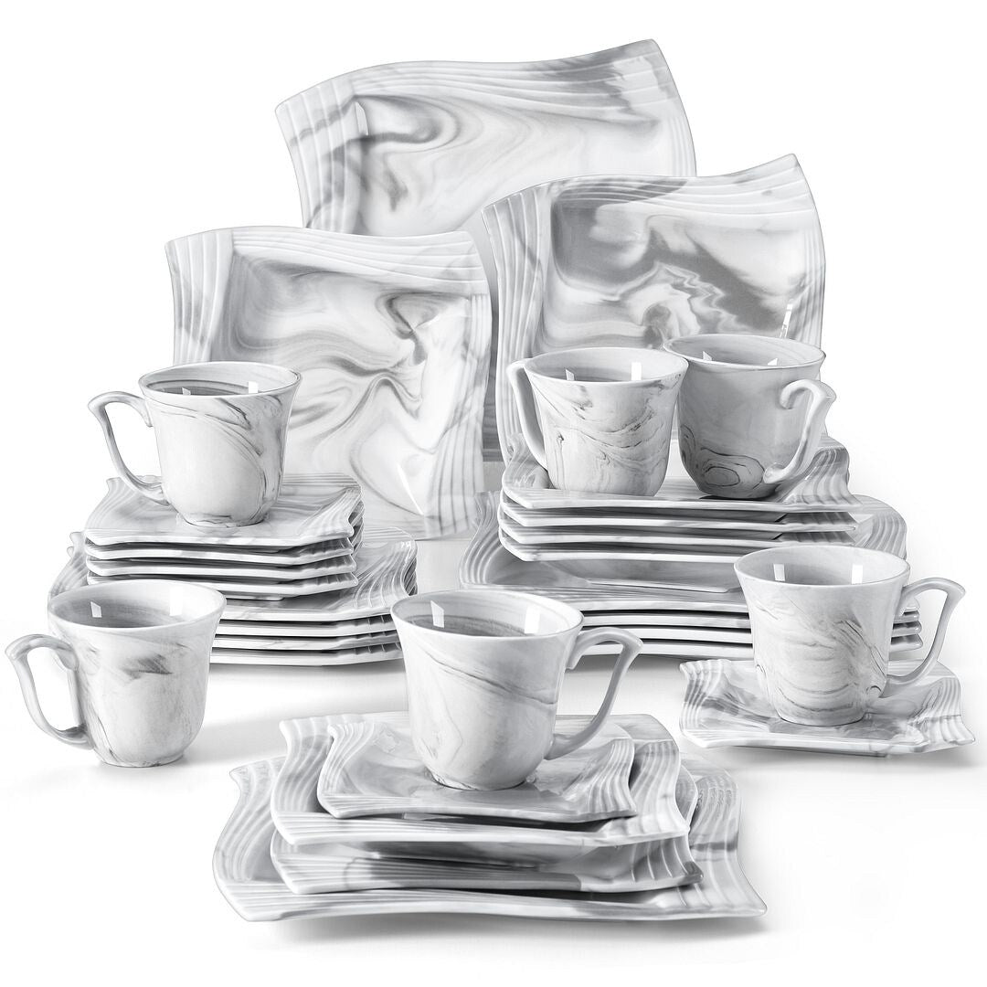 MALACASA Amparo Porcelain Dinnerware Set