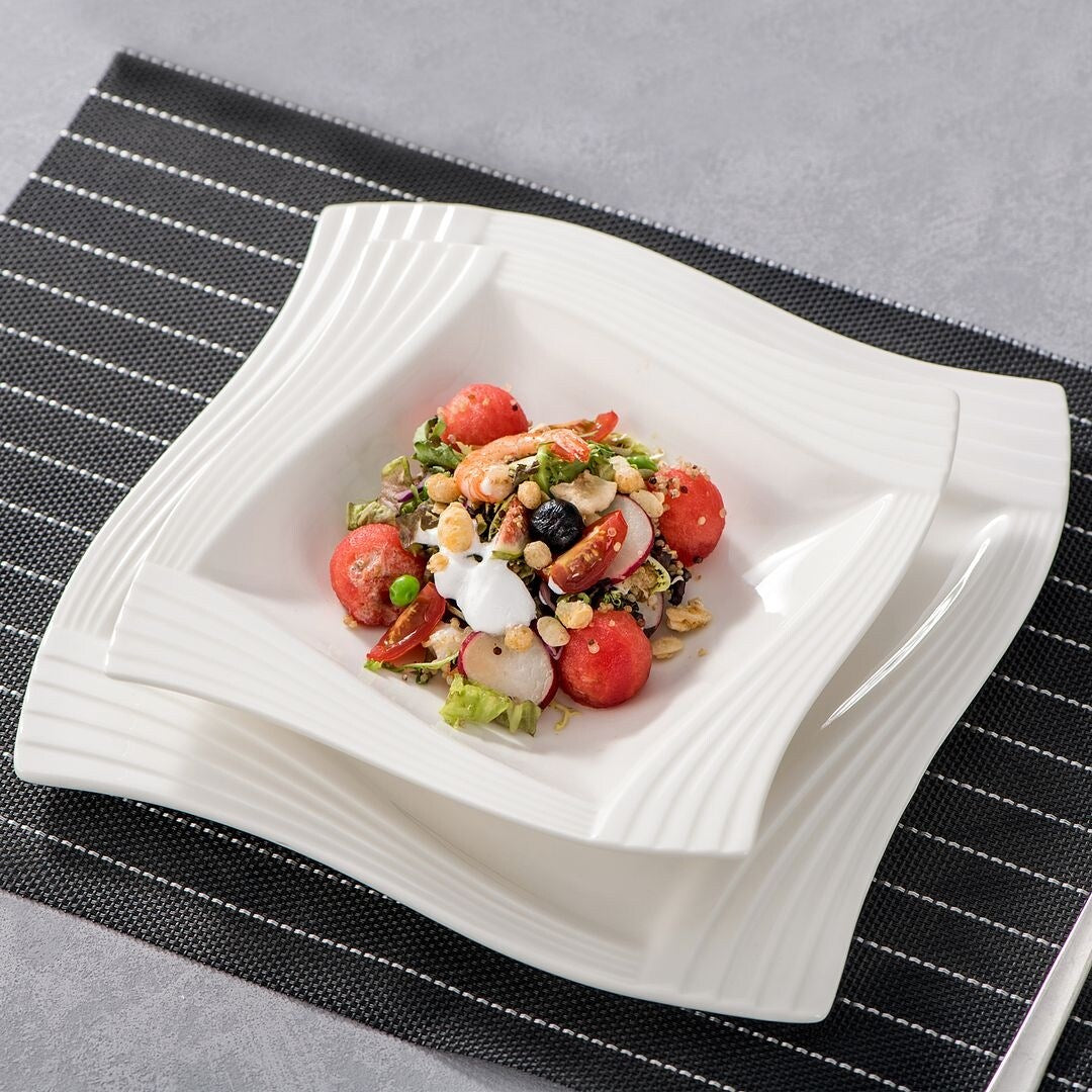 MALACASA Amparo Porcelain Dinnerware Set