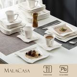 MALACASA Amparo Porcelain Dinnerware Set
