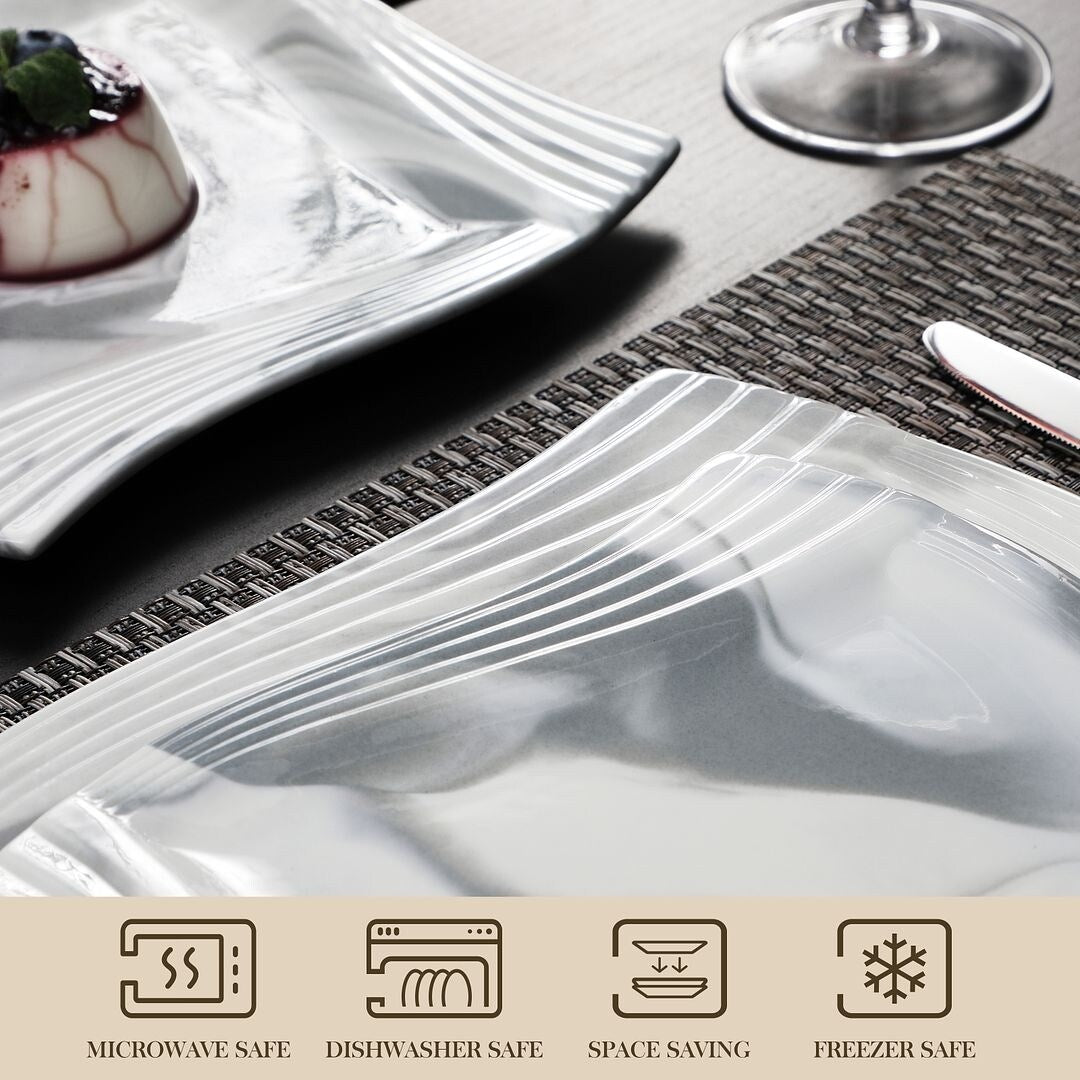 MALACASA Amparo Porcelain Dinnerware Set