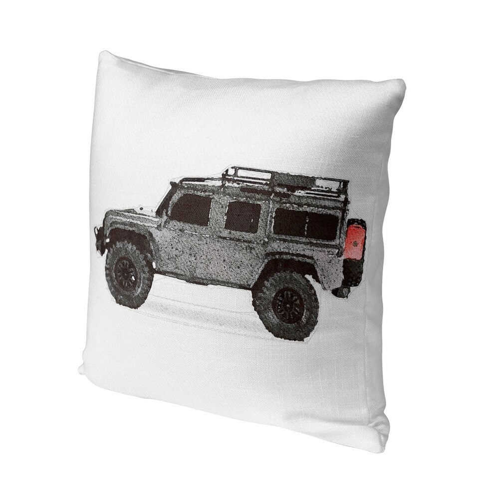 MAX LAND ROVER Decorative Pillow By Kavka Designs