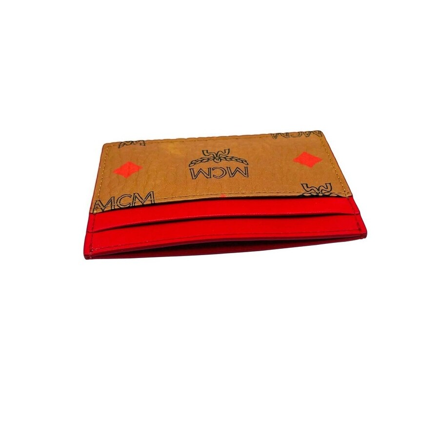 MCM Women s Spectrum Diamond Rainbow Logo Visetos Card Holder Extra
