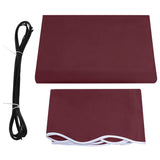 MCombo 12x10 Feet Polyester Fabric Replacement for Retractable Awning
