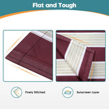 MCombo 12x10 Feet Polyester Fabric Replacement for Retractable Awning