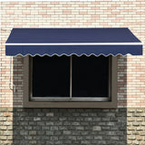 MCombo 12x10 Feet Polyester Fabric Replacement for Retractable Awning