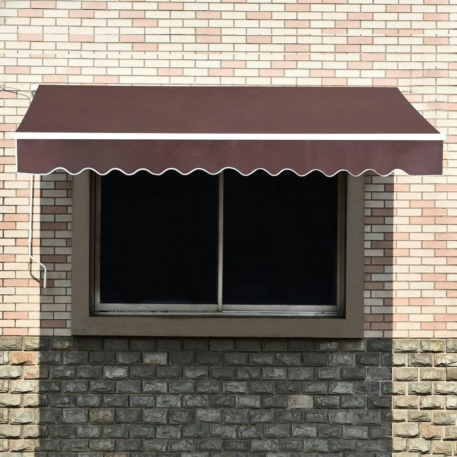 MCombo 12x10 Feet Polyester Fabric Replacement for Retractable Awning