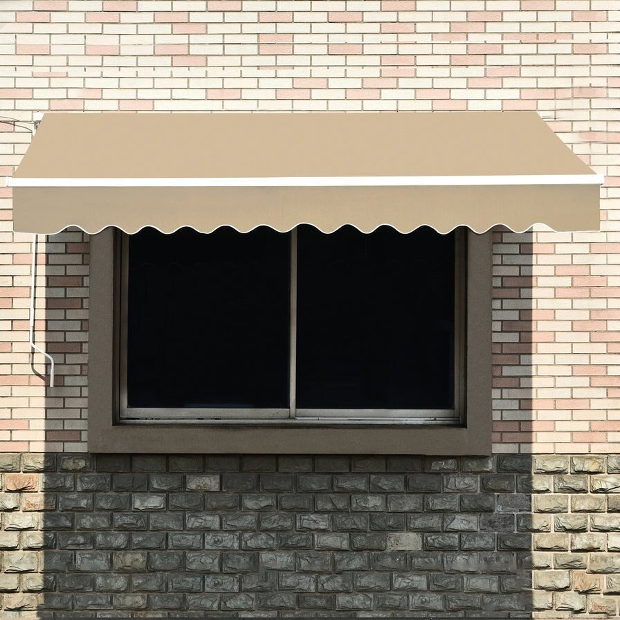 MCombo 12x10 Feet Polyester Fabric Replacement for Retractable Awning