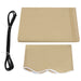 MCombo 12x10 Feet Polyester Fabric Replacement for Retractable Awning