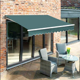 MCombo 12x10 Feet Polyester Fabric Replacement for Retractable Awning
