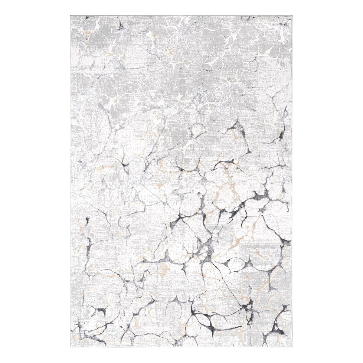 Liam Transitional Gray and Anthracite Abstract Rug