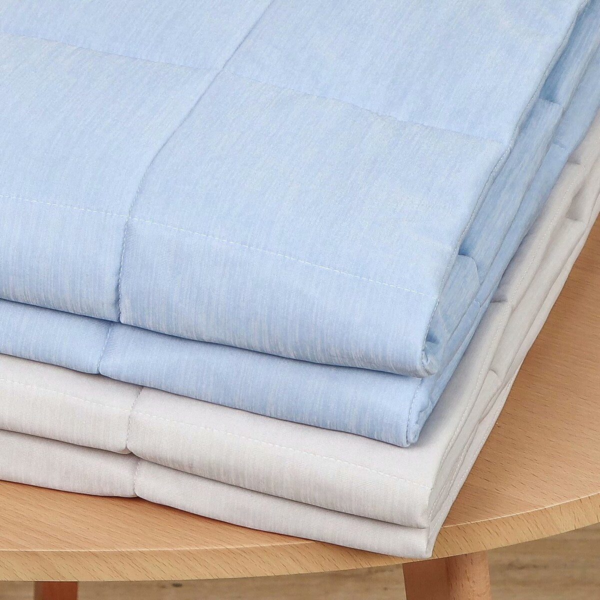 MERRYLIFE Cooling Weighted Blanket 12 lbs 48" X 72" Twin Size Adult