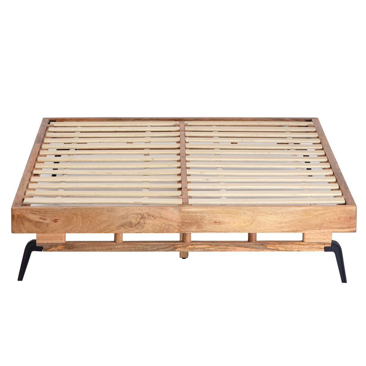 MH London Nelson Mango Rustic Wood Queen-size Platform Bed