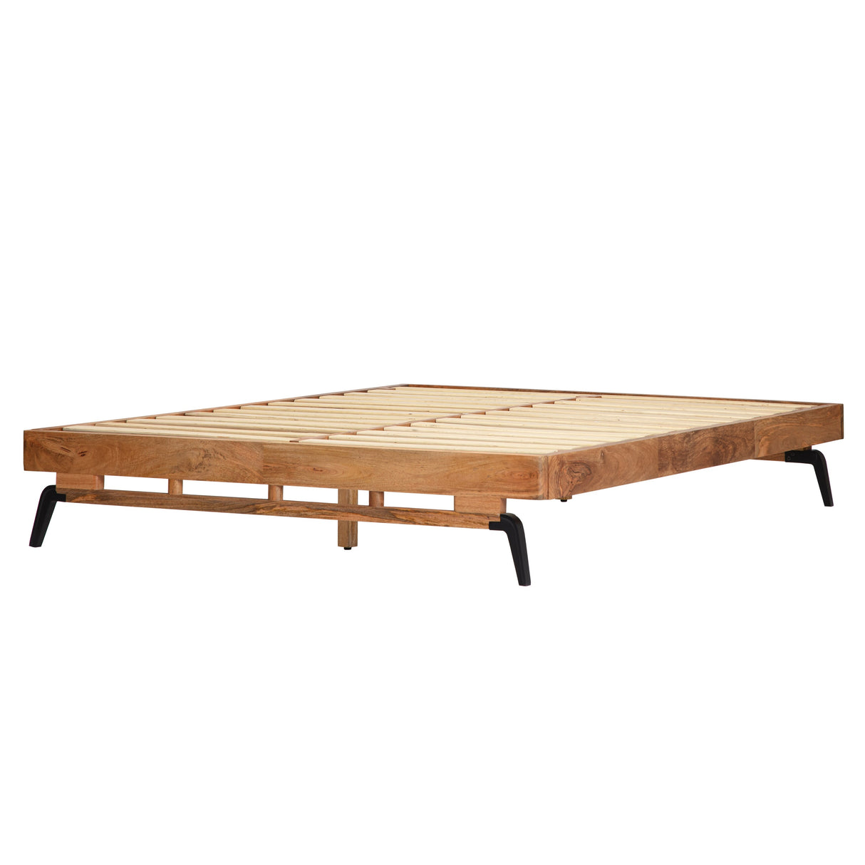 MH London Nelson Mango Rustic Wood Queen-size Platform Bed