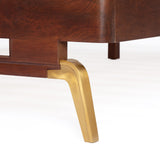 MH London Nelson Mango Rustic Wood Queen-size Platform Bed