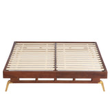 MH London Nelson Mango Rustic Wood Queen-size Platform Bed