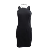MICHAEL Michael Kors Women's Chain Necklace Mini Dress (S, Black)