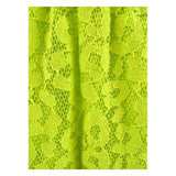 MICHAEL Michael Kors Women's Lace Shirt Dress (L, Bright Limeade)