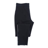 MICHAEL Michael Kors Women's Plus Mixed-Media Skinny Pants (2X, Black)