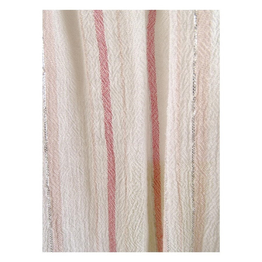 MICHAEL Michael Kors Women's Striped One-Shoulder Jumpsuit (S, Dusty Rose)