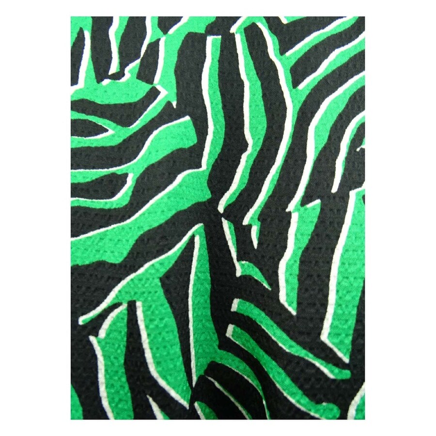 MICHAEL Michael Kors Women's Zebra-Print Tie Dress (S, Spring Green)