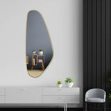 Asymmetrical Irregular Aesthetic Wall Mirror - 50 x 20 Inches