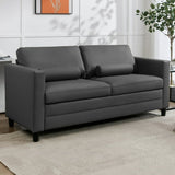 Mixoy Pull Out Sofa Bed,Modern Convertible Sleeper Sofa,2-in-1 Couch Bed with Mattress,Futon Couches