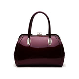 MKF Collection Marlene Patent Satchel Handbag by Mia K.